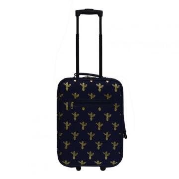 18" carry on gold printing with 2 wheels