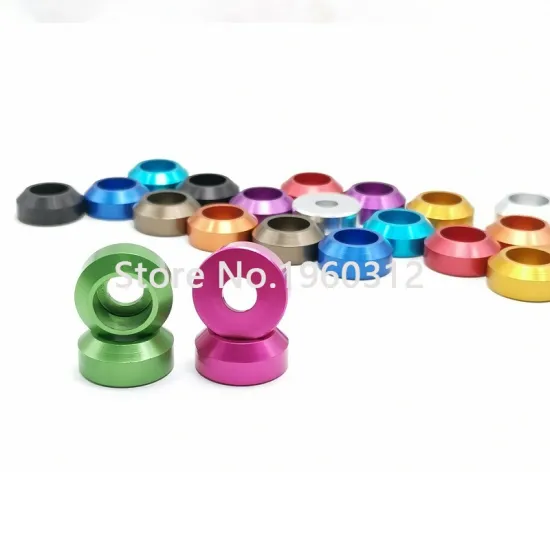 10pcs cap head aluminum washer M2 M2.5 M3 M4 M5 M6 M8 Corlorful Aluminum Alloy Cap Head Gasket washer for RC parts