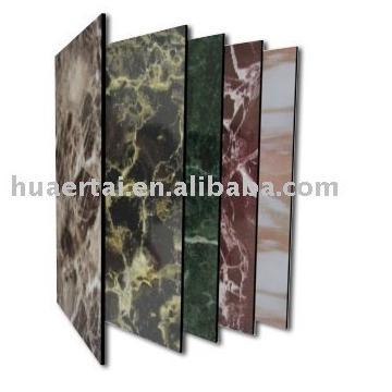 HUAERTAI 3mm-4mm Marble Aluminio Composite Panel