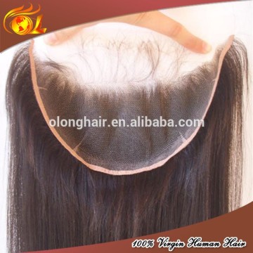 Factory wholesale price bleached knots 13x4 brazilian silk base lace frontal closure