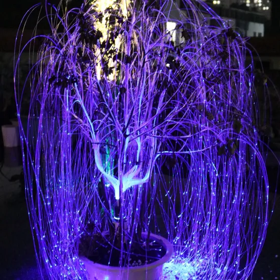 Rain Proof RGBW IP65 Willow Fiber Optic Light Tree