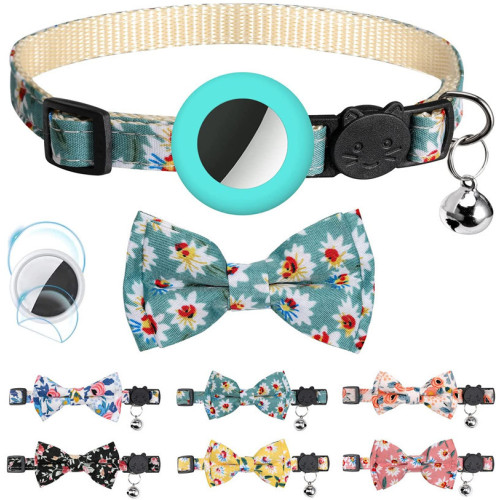 Airtag Pet Collar Bow -slipsar för katter