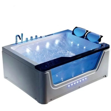 Lowest Price Modern Indoor Glass Spa Massage Bathtub for Promotion