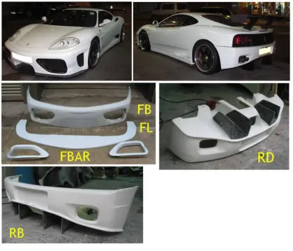F360 GT Body Kit for Ferrari 360