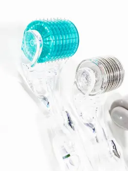 Disposable Medical Dermaroller for Local Stimulation