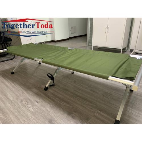 Outdoor Folding Mat Aluminum alloy military folding bed Factory