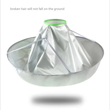 3D Barber Coat for Home Haircuts with Bib