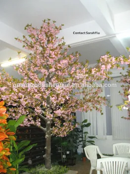 artificial plant/artificial plants and trees/china artificial fake flowers trees pink cherry blossom trees