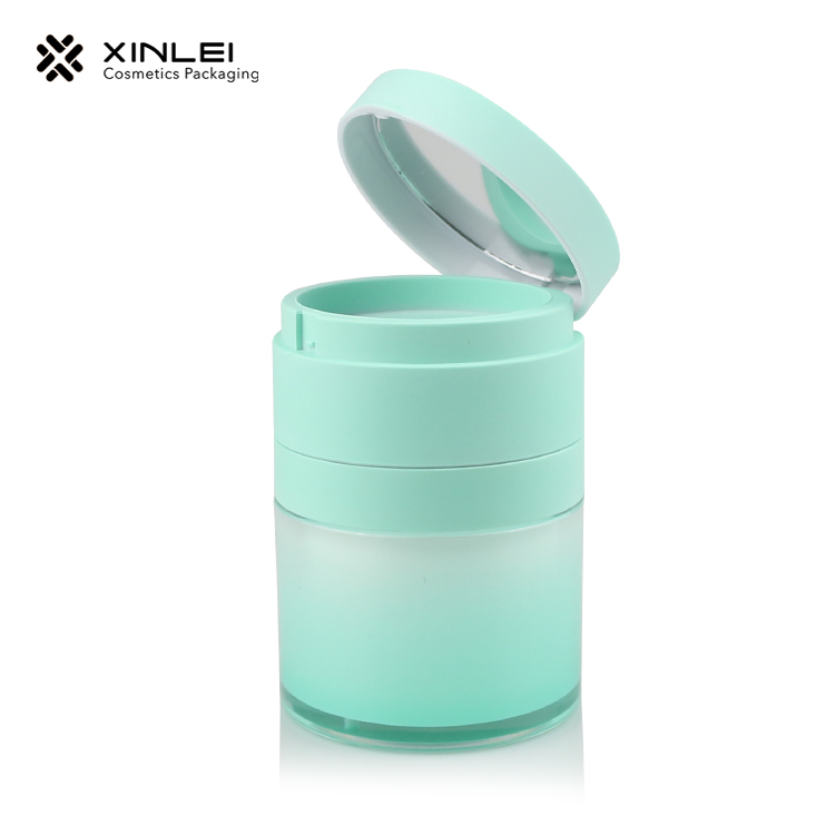 30g vacuum cream bottle with flip mirror