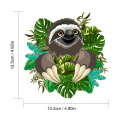 New Removable & Reusable Stickers Cartoon Lovely Sloth Car Stickers and Decals Car Styling Body Window Door For Auto Accessories