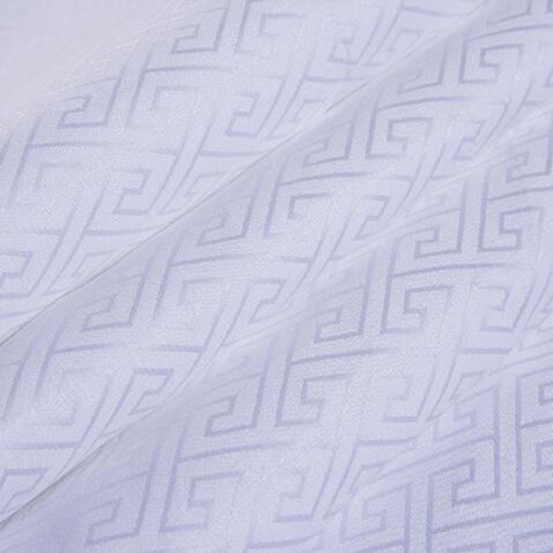 Solid Dyed & Bleached Cotton Jacquard Fabric