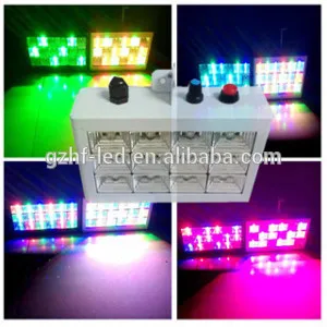 Guangzhou high Brightness 12pcs*1W LED Strobe Effect Light With Plastic Or Steel Material For DJ Lighting