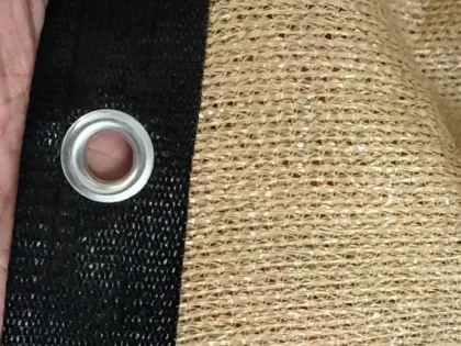 Beige Sun Shade Net 90% Shade Rate