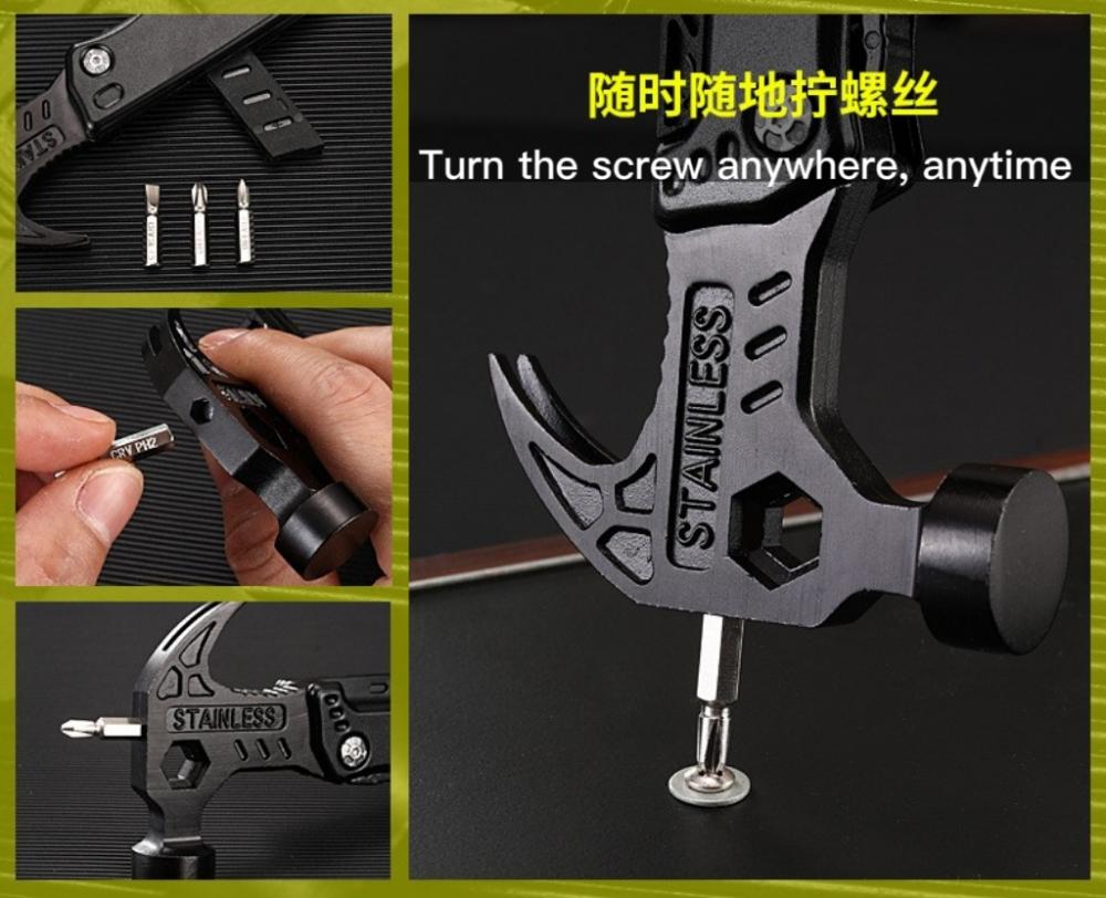 Multifunctional Pliers Survival Horn Hammer