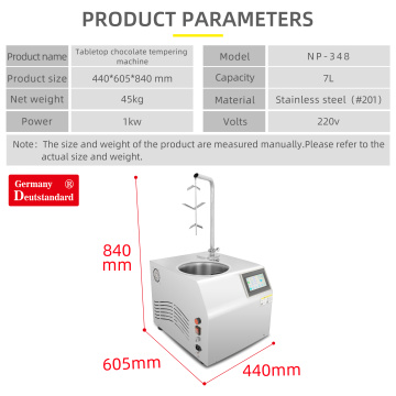 Constant temperature Automatic chocolate melting machine