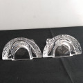 Ornement en verre de forme de cloche de vente chaude/porte-bougie chauffe-plat