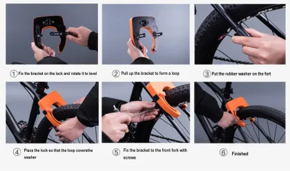 Bicycle Lock Smart Lock U Lock ebike /bicycle