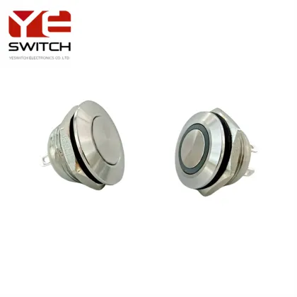 YESWITCH 12mm Automotive Metal Push Button Switch