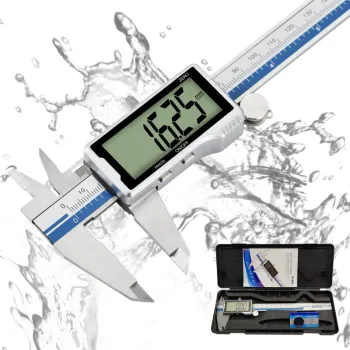 DITRON 6" Large LCD Screen Stainless Steel Digital Metal Vernier Calipers