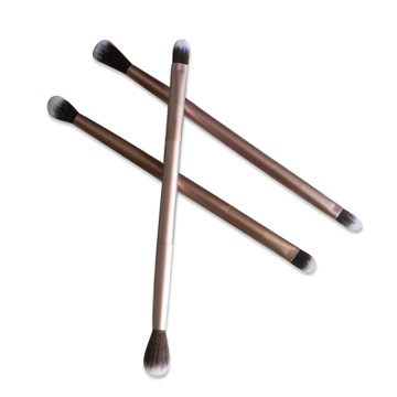 Double end aluminum eyeshadow Shading brush makeup brushes