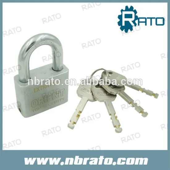 RP-113 top security block brass padlock