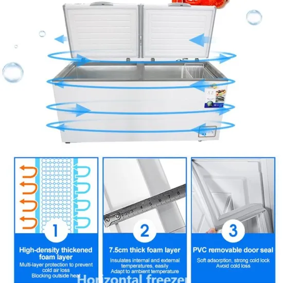 Large Capacity Horizontal Chest Freezer Super Good Quality Deep Freezer Refrigerator
