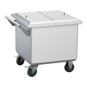 Hot Selling Stainless Steel Flour Cart with Wheel Grain Storage Cabinet