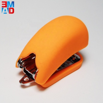 Colorful Mini Stapler with Remover - 2 in 1 Orange Small Size