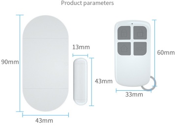remote control door window alarm