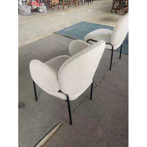minimalist design chair with metal legs for restaurant