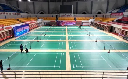 BWF Badminton Court Flooring Enlio Floors