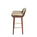 Modern replica Beetley bar stool by leather