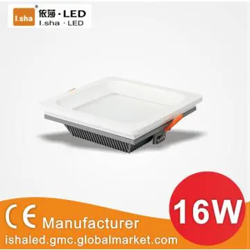 Recessed LED Downlight 16w Square 150 beam angle
