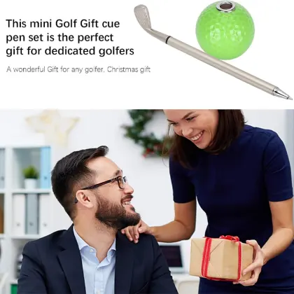 Golf Club Pen with Golf Ball Holder