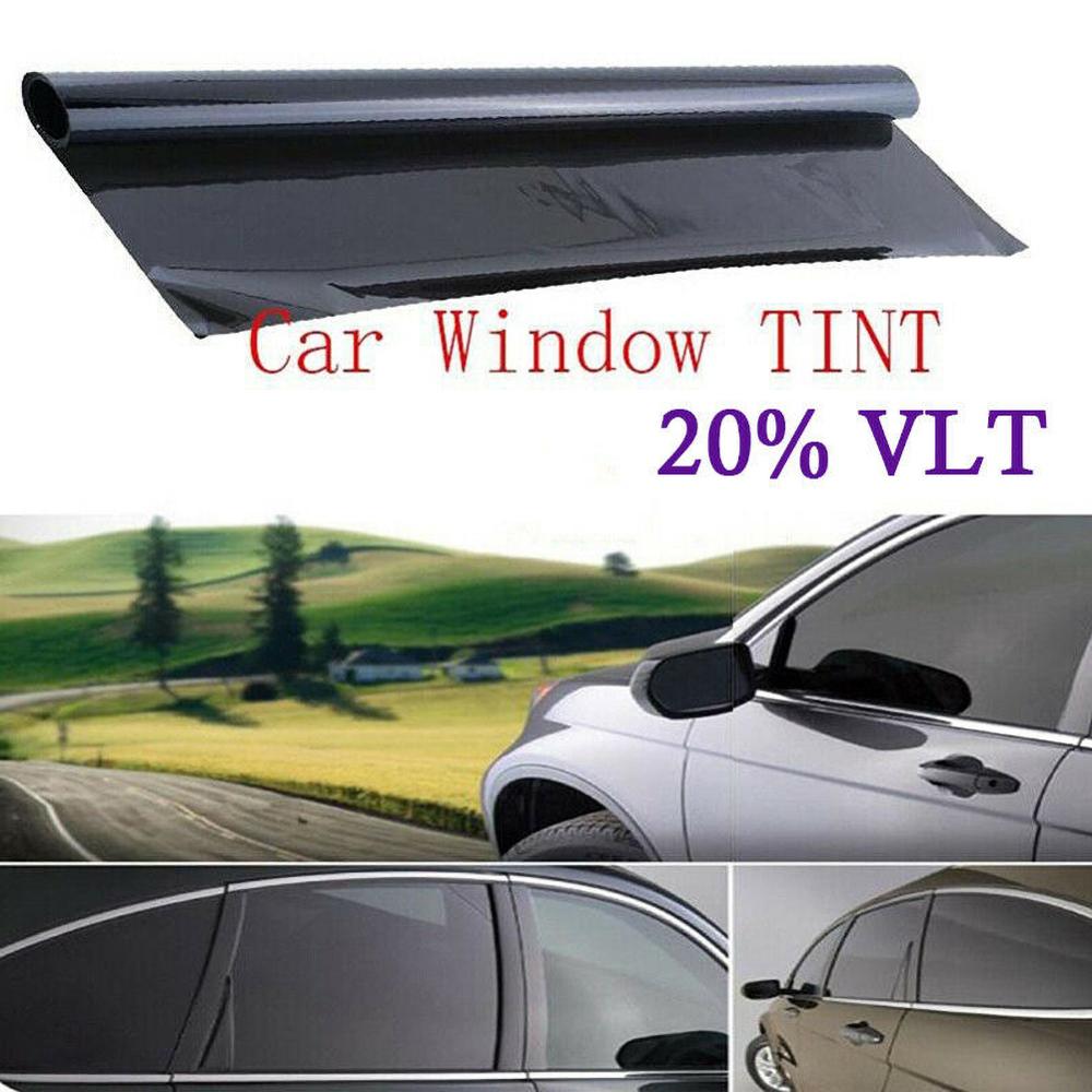 Car Window Tint Film Home Window Glass Building Black Tinting Film Roll Side Window Solar UV Protection Sticker Curtain Scraper