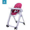 Chaise haute de salle à manger pour bébé durable avec coussin de siège