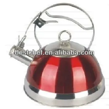 stainless steel Whistling kettle with sandwich bottom