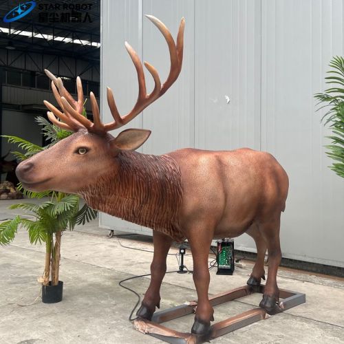 Model rusa ukuran hidup animatronik