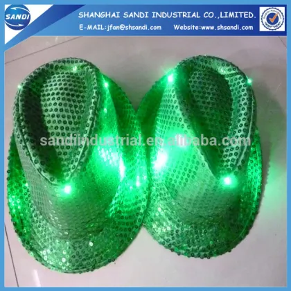 customized baseball led cap with built-in led light