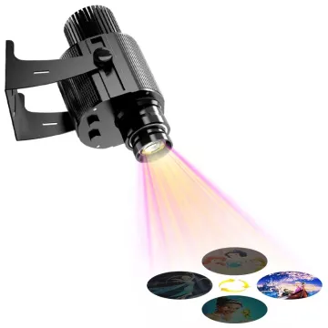 Customizable 80W-100W Gobo Light with 4 Image Flashing Projector for Christmas Decoration
