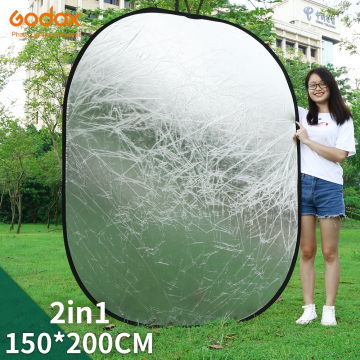 Godox 2-in-1 150x200cm Portable Oval Collapsible Reflector