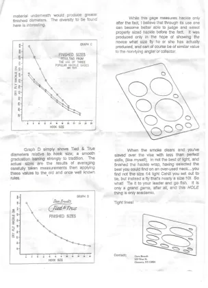 Dave Brandt's Tied and True Hackle Gauge BTI-09D-HG01