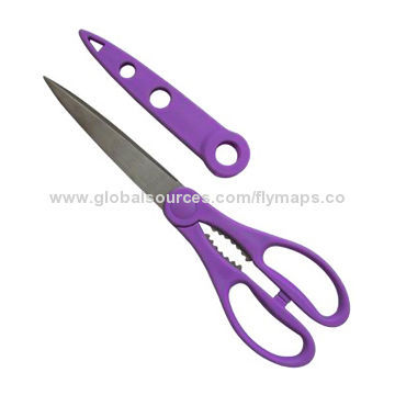 Scissors with blade cover