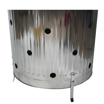 Pre-Galvanized Trash Can With Lid Round75L