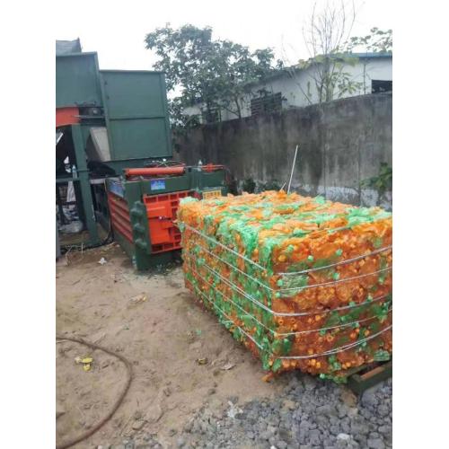 Horizontal Semi-automatic Plastic Film Cardboard Paper Baler