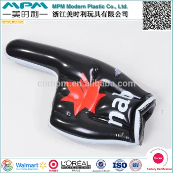 Sedex approved custom inflatable hands