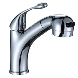 단 하나 손잡이 갑판에 의하여 거치 된 Hot &amp; Cold는 수채 물동이를위한 분무기 부엌 꼭지 믹서 꼭지를 떠납니다