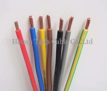 copper core pvc insulated wire single core BV electrical wires