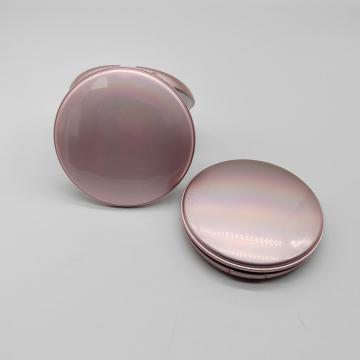 Case compacte à pression ronde en plastique 10g avec miroir