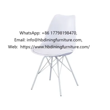 New design plastic chair with wooden legs cheap dining chair